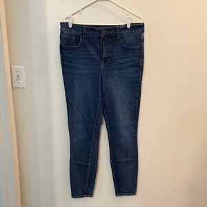 Maurices Dark Blue Skinny Jeans